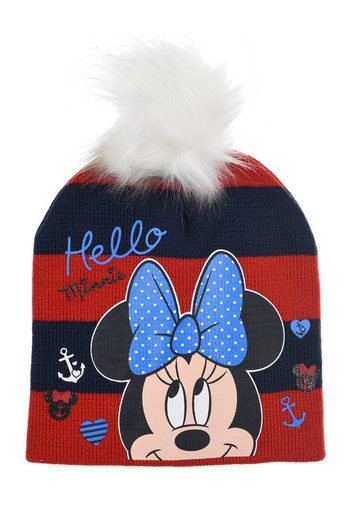 DISNEY MINNIE MOUSE Bommelmütze Baby Mädchen Winter-Mütze mehr Rabatte dieses Monats