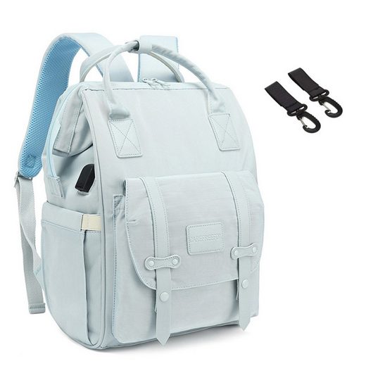 REDOM Wickelrucksack Wickeltasche Rucksack Baby Multifunktions-Babytaschen wasserabweisend (Windeln Babyflasche Milchfläsche Rucksack Tasche mit USB-Anschluss, Multifunktional, Babytasche, Wickelrucksack), mit Kinderwagen-Haken Schlussverkauf