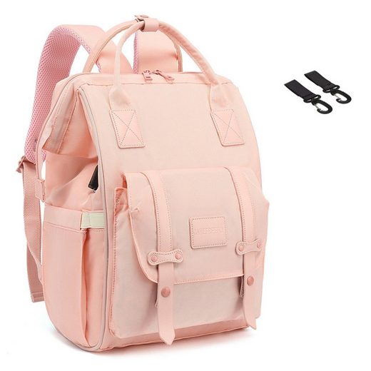 REDOM Wickelrucksack Wickeltasche Rucksack Baby Multifunktions-Babytaschen wasserabweisend (Windeln Babyflasche Milchfläsche Rucksack Tasche mit USB-Anschluss, Multifunktional, Babytasche, Wickelrucksack), mit Kinderwagen-Haken Schlussverkauf