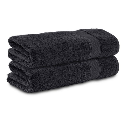 KOMFORTEC Badetücher 100% Baumwolle, 470 g/m² Frottee (2-St), Handtücher 70x140 cm Set, Weich mehr Online