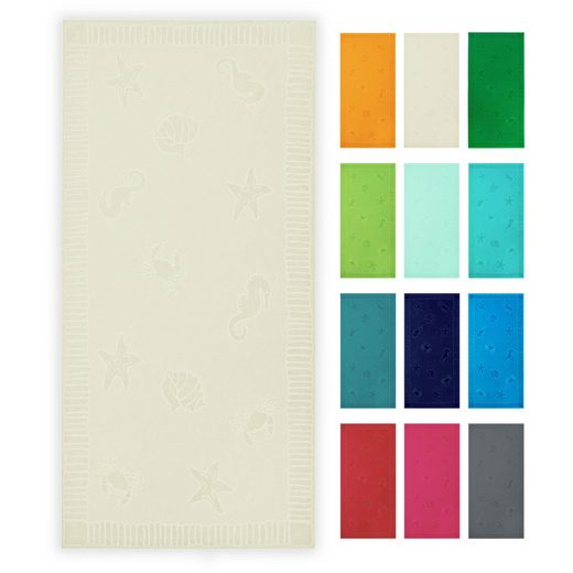 ZOLLNER Strandtuch Frottier (1-St), 100 x 200 cm, 100% Baumwolle, vom Hotelwäschespezialisten mehr Online Outlet