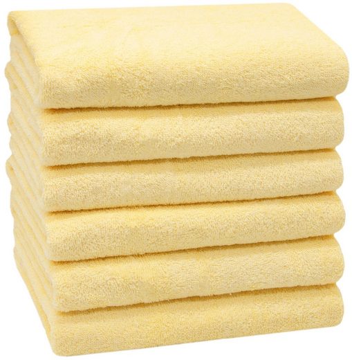 ZOLLNER Handtücher Walkfrottier (6-St), 50 x 100 cm, 100% Baumwolle, vom Hotelwäschespezialisten mehr Tägliche Deals