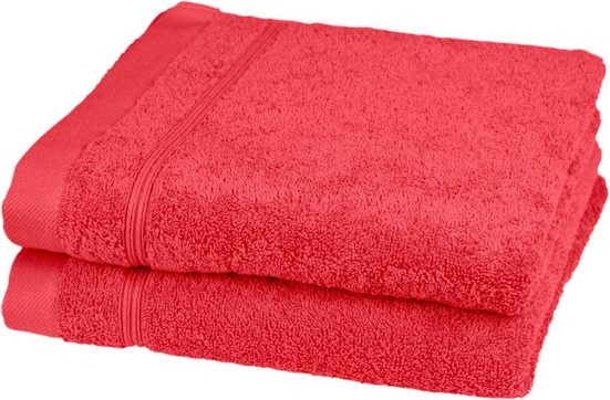 ROSS Handtücher Rubin Frottier (Packung, 2-St), 100% Baumwolle mehr Sonderangebote