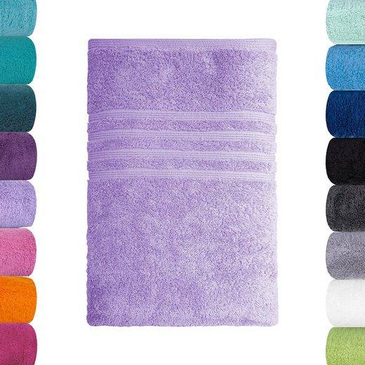 LAVEA Badetuch Bali 100x150cm aus 100% Bio-Baumwolle, einzigartig weiches Badetuch mit 500 g/m² (1-St), hochwertiges und nachhaltiges Premium Strandtuch – saugstarke Faser mehr Bis zu 55% Rabatt