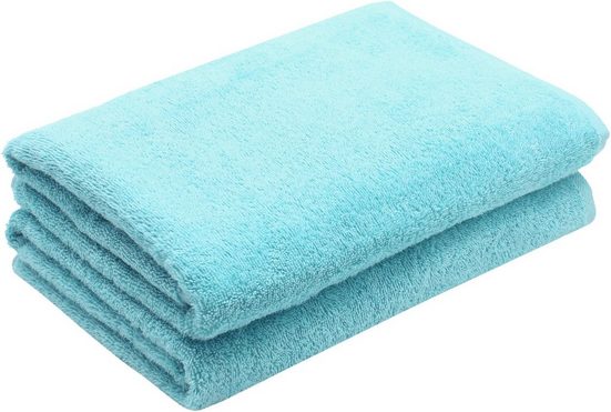 ZOLLNER Duschtücher Walkfrottier (2-St), 70 x 140 cm, 100% Baumwolle, alle Farben bis 95°C waschbar mehr Wochenangebot