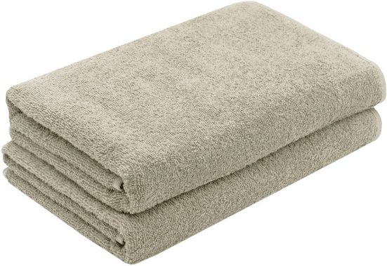 ZOLLNER Duschtücher Walkfrottier (2-St), 70 x 140 cm, 100% Baumwolle, alle Farben bis 95°C waschbar mehr Letzte 3 Tage