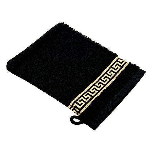 BELLE ARTI Handtücher Luxus Mäander Gästetücher Badetücher Duschtücher Saunatücher in Set (1-St), schwarz, weiss, beige, rot, gold, 100% Baumwolle, Frottee, eingestickt mehr Rabatte dieses Monats