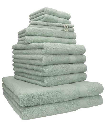 BETZ Handtuch Set 12er Frottier Handtuch-Set PREMIUM 100% Baumwolle 100% Baumwolle, (12-tlg) mehr Kostenloser Versand international