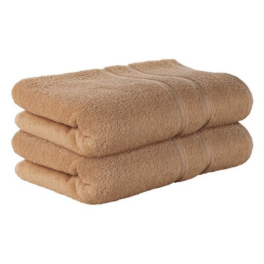 STICKANDSHINE Badetuch 2er Set Premium Frottee Badetuch 100x150 cm in 500g/m² aus 100% Baumwolle (2 Stück Pack) Badetücher 100 x 150 100% Baumwolle 500GSM Frottee mehr Zeitlich begrenztes Angebot