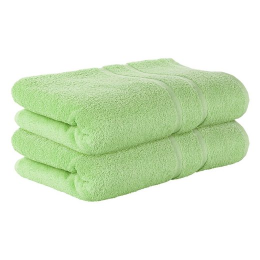 STICKANDSHINE Badetuch 2er Set Premium Frottee Badetuch 100x150 cm in 500g/m² aus 100% Baumwolle (2 Stück Pack) Badetücher 100 x 150 100% Baumwolle 500GSM Frottee mehr Tägliche Deals