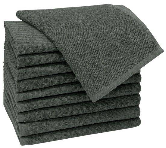 ZOLLNER Gästehandtücher Walkfrottier (10-St), 30 x 50 cm, 100% Baumwolle, vom Hotelwäschespezialisten mehr Kostenloser Versand international