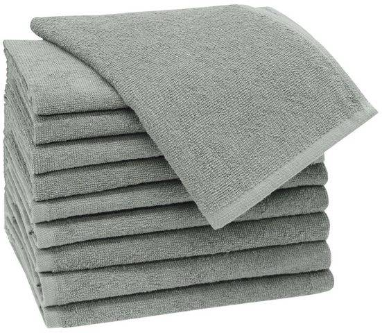 ZOLLNER Gästehandtücher Walkfrottier (10-St), 30 x 50 cm, 100% Baumwolle, vom Hotelwäschespezialisten mehr Kostenloser Versand international