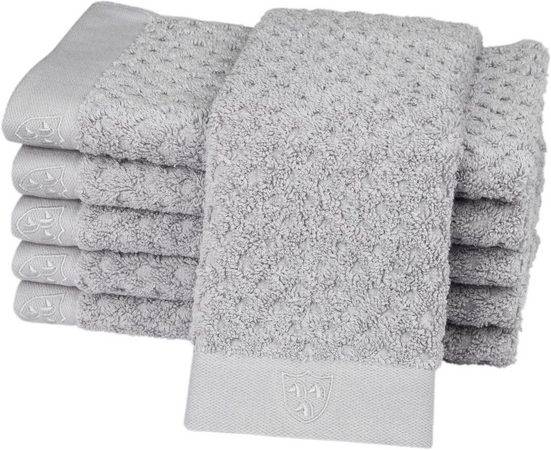 ROSS Gästehandtücher Harmony Frottier (6-St), 100 % Baumwolle mehr Hotsell