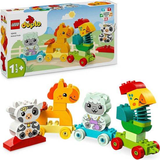 LEGO® Konstruktionsspielsteine Tierzug (10412), DUPLO My First (19 St), Made in Europe mehr Meist gekauft