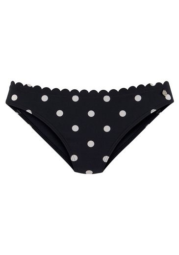 LASCANA Bikini-Hose Jada mit Muschelkante und Pünktchen mehr Jubiläumsangebot