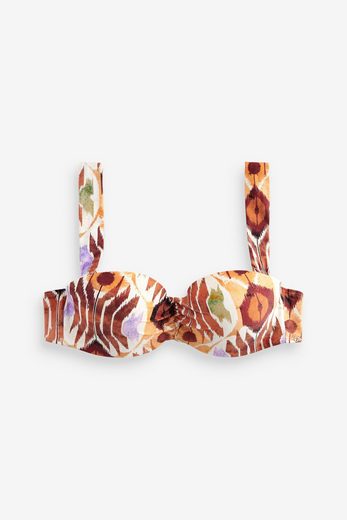 NEXT Bandeau-Bikini-Top Figurformendes, wattiertes Bandeau-Bikinitop 1-St mehr Blitzverkäufe