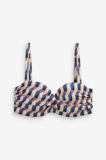 NEXT Bandeau-Bikini-Top Figurformendes, wattiertes Bandeau-Bikinitop 1-St mehr Blitzverkäufe