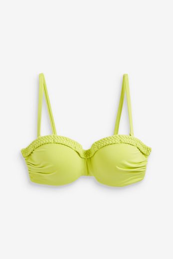NEXT Bandeau-Bikini-Top Figurformendes, wattiertes Bandeau-Bikinitop 1-St mehr Kostenloser Versand