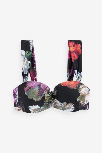 NEXT Bandeau-Bikini-Top Figurformendes, wattiertes Bandeau-Bikinitop 1-St mehr Sonderangebot