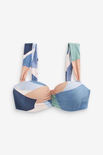 NEXT Bandeau-Bikini-Top Figurformendes, wattiertes Bandeau-Bikinitop 1-St mehr Sonderangebot
