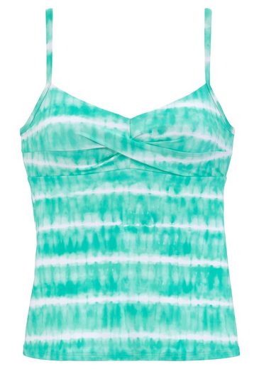 S.OLIVER Bügel-Tankini-Top Enja mit Batikdruck und Wickeloptik mehr Großer Ausverkauf
