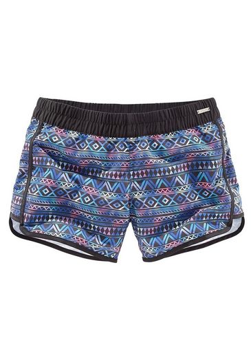 LASCANA Badeshorts elastisches Bündchen, mit Gesäßtasche, softe Microfaser-Qualität mehr Online Outlet