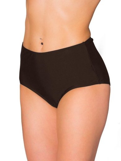 AQUARTI Bikini-Hose Aquarti Damen Bikinihose Bikini-Slip mit Hohem Bund mehr Discount Store für neue Produkte