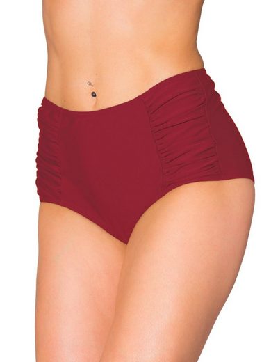 AQUARTI Bikini-Hose Aquarti Damen Bikinihose mit Hoher Taille und Raffung mehr Hotsell