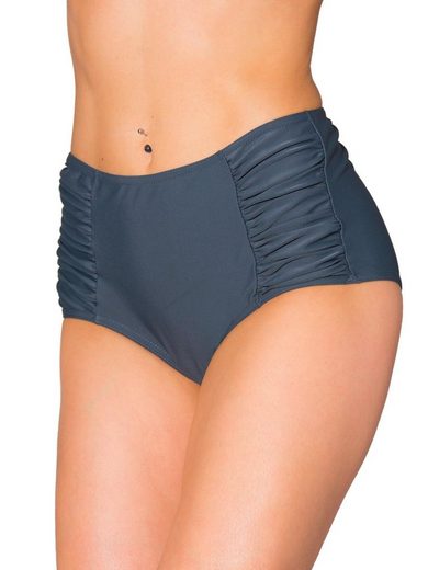 AQUARTI Bikini-Hose Aquarti Damen Bikinihose mit Hoher Taille und Raffung mehr im Angebot