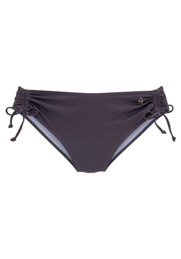 LASCANA Bikini-Hose Malia mit seitlicher Raffung mit tropischem Print mehr Preisnachlass