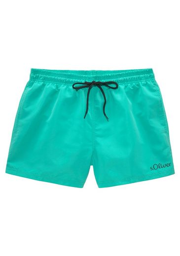 S.OLIVER Badeshorts mit komplementärem Farbdesign mehr Kostenloser Versand
