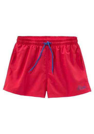 S.OLIVER Badeshorts mit komplementärem Farbdesign mehr Kostenloser Versand