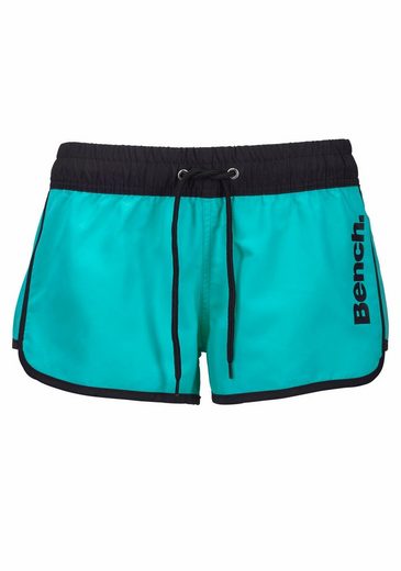 BENCH. Badeshorts aus Microfaser, mit Außenkordel, mit Gesäßtasche, mit Klettverschluss mehr Vatertagsangebot