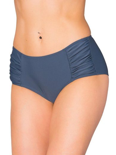 AQUARTI Bikini-Hose Aquarti Damen Bikinihose Hotpants mit seitlichen Raffungen mehr Top Angebot