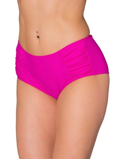 AQUARTI Bikini-Hose Aquarti Damen Bikinihose Hotpants mit seitlichen Raffungen mehr Top Angebot