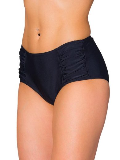 AQUARTI Bikini-Hose Aquarti Damen Bikinihose Hotpants mit seitlichen Raffungen mehr Top Angebot