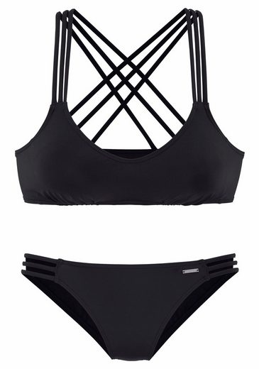 BRUNO BANANI Bustier-Bikini mit Zierbändern mehr Große Rabatte