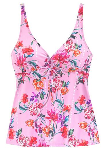 SUNSEEKER Bügel-Tankini-Top Modern mit Blumendruck mehr Kauf eins, bekomm eins gratis