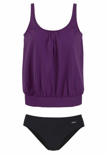 LASCANA Oversize-Tankini Miederverstärkung am Cup, Unterbrustgummi rundum, verstellbare Träger mehr Zeitbegrenzte Promotion