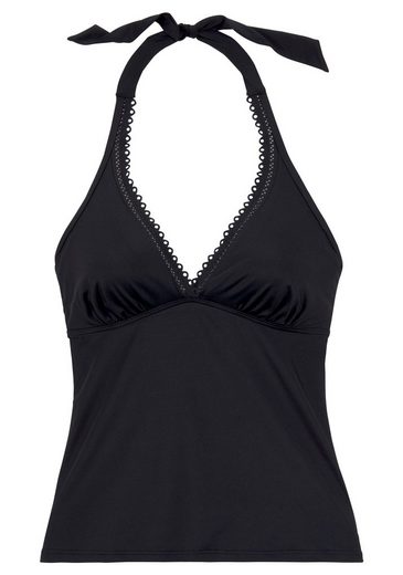 S.OLIVER Bügel-Tankini-Top Aiko mit Häkeloptik mehr Sonderangebot der Fabrik