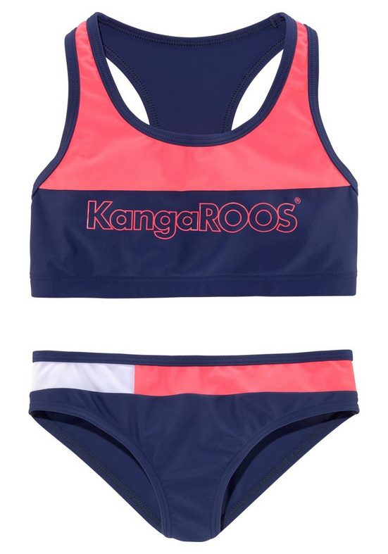 KANGAROOS Bustier-Bikini Energy Kids (1-St) im Colourblocking-Design mehr Vierteljährliche Förderung