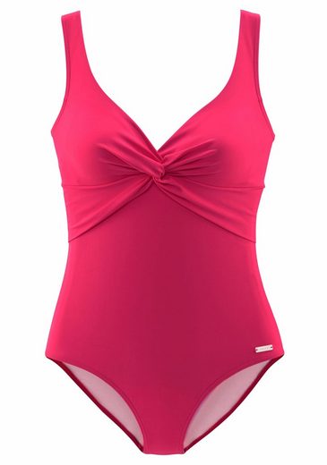 LASCANA Badeanzug mit Shaping-Einsatz vorn, eingearbeitete Softcups, mit Raffungen mehr Rabatte dieses Monats