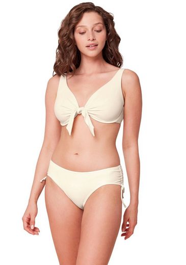 TRIUMPH Bügel-Bikini-Top Summer Glow W sd tief ausgeschnitten mit Bügeln, Struktur-Piqué mehr Schlussverkauf