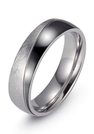 FIRETTI Trauring Schmuck Geschenk "LIEBE" mit Vertiefung, ca. 7,0mm breit mit Zirkonia (synth) mehr Super Rabatt