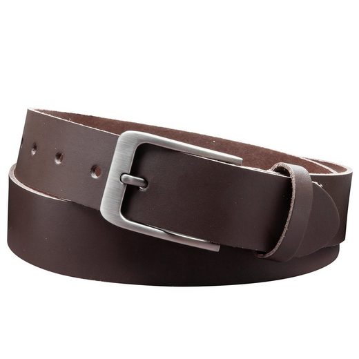 COLOGNEBELT Ledergürtel D11-SL Schlicht dennoch modern mit Dornschließe, MADE IN GERMANY mehr Fabrikladen
