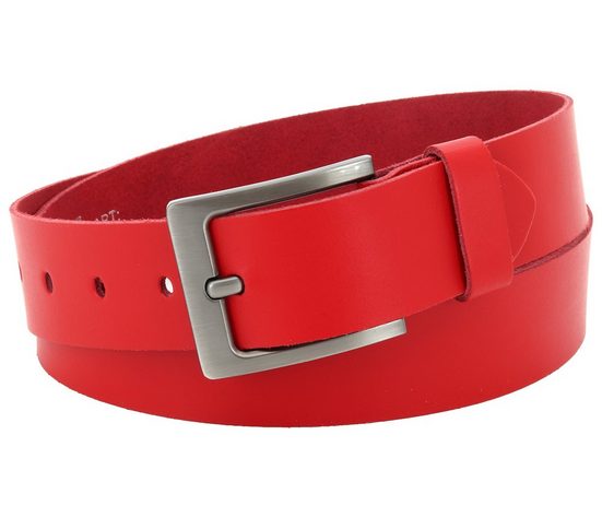 COLOGNEBELT Ledergürtel E1-SL Schlicht dennoch modern mit Dornschließe, MADE IN GERMANY mehr Outlet