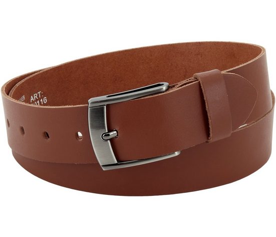 COLOGNEBELT Ledergürtel E31-SL Schlicht dennoch modern mit Dornschließe, MADE IN GERMANY mehr Verkauf