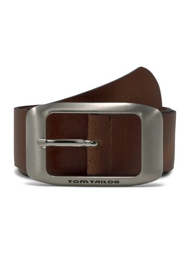 TOM TAILOR Ledergürtel TTAMY 4 cm breiter Damengürtel, Jeans und Casual mehr im Angebot