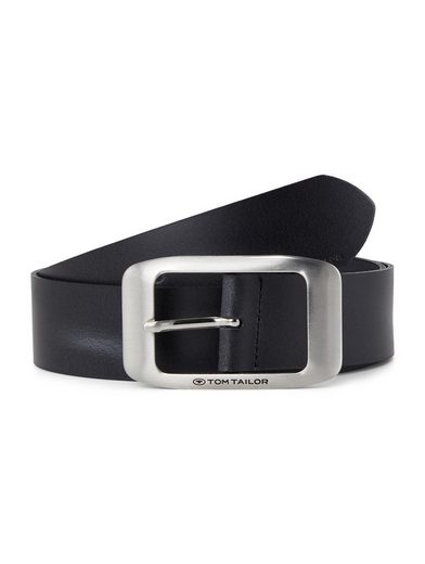 TOM TAILOR Ledergürtel TTAMY 4 cm breiter Damengürtel, Jeans und Casual mehr im Angebot