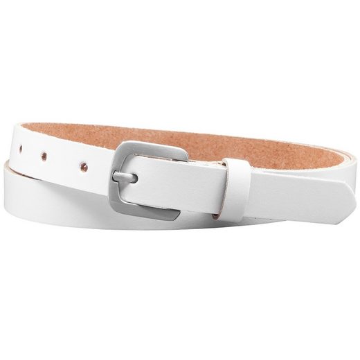 COLOGNEBELT Ledergürtel A5-SL Echt Leder Gürtel 2 cm Breit in Schwarz mit stilvoller Gürtelschließe, leger und modern mehr Hotsell